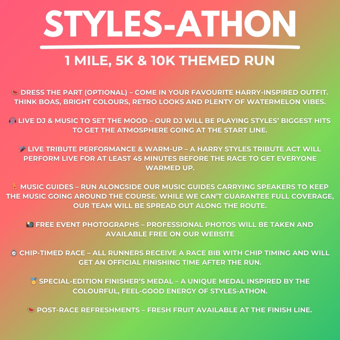 Styles-Athon 5K & 10K Fun Run - Heaton Park Manchester