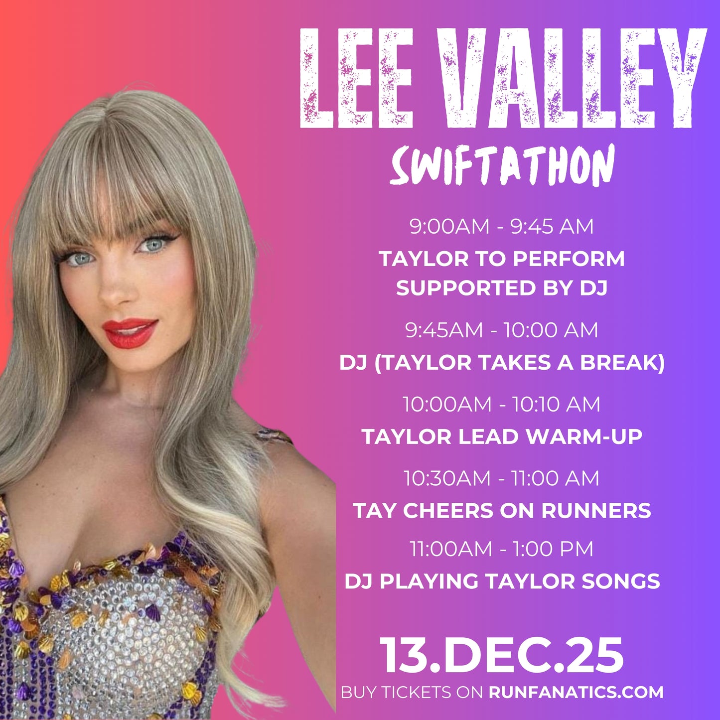 Swiftathon 5K & 10K Fun Run - Lee Valley VeloPark (Birthday Version)